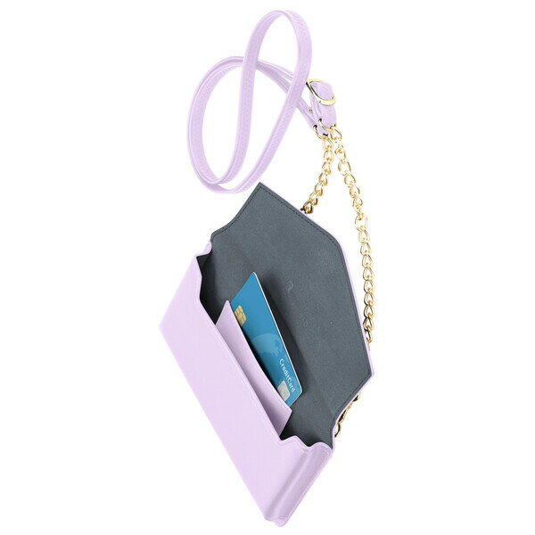 Cellularline スマホiPhone用横型ショルダーバック（カード収納）　バイオレット MiniBag MINIBAGPETITV