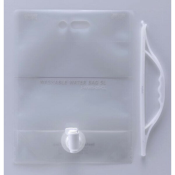 岩谷マテリアル ウォッシャブルウォーターバッグ　5L（クリア） WWB-5CL [WWB5CL]