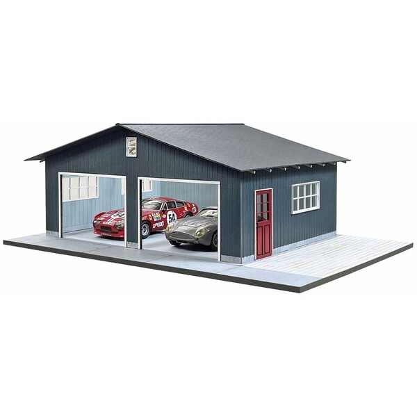 Joshin web 家電とPCの大型専門店のcobaanii　mokei工房（コバアニ模型工房） 1/43　2カーガレージ【SS-041】｜アングル3