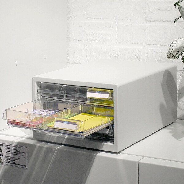 プラス レターケースA4判縦型(LC-Aタイプ)（浅型3段） LC-103A(16084)