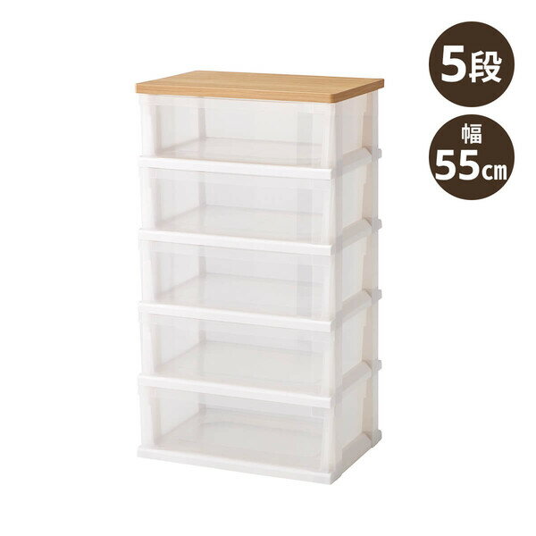 天馬 木製天板ストッカー550 組立式(5段/...の紹介画像2