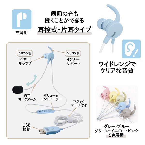 サンワサプライ タブレット用ヘッドセット MM-HS526TAB