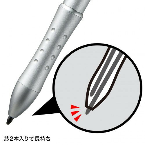 Joshin web 家電とPCの大型専門店のサンワサプライ 入力ペン（シルバー） PDA-PEN14N2｜アングル2