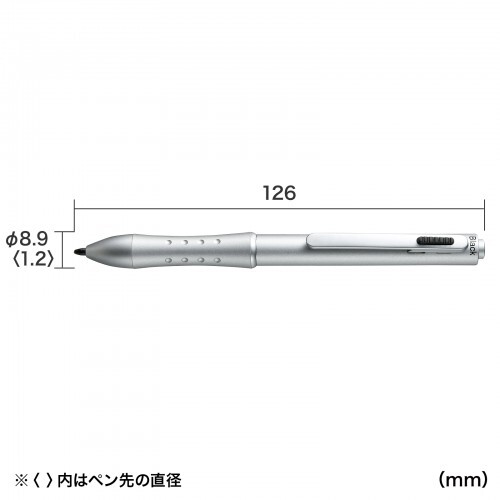 Joshin web 家電とPCの大型専門店のサンワサプライ 入力ペン（シルバー） PDA-PEN14N2｜アングル3