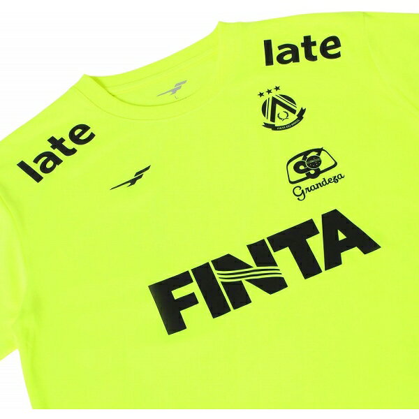 Joshin web 家電とPCの大型専門店のFINTA（フィンタ） メンズ　半袖プラクティスシャツ（フラッシュイエロー・サイズ：M） FNT-FT4441-4200-M サッカー・フットサル用｜アングル3