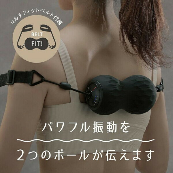 ドウシシャ ツインボール（ブラック） DTB-2201BK DOSHISHA　MOMiLUX(もみラックス...