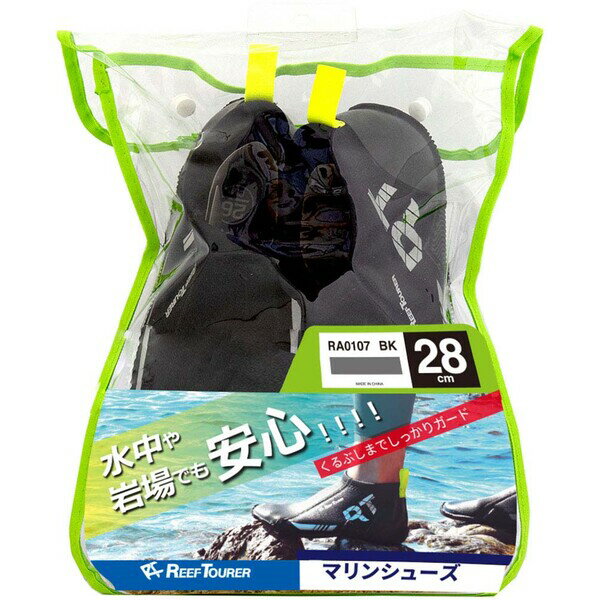 Reef Tourer�ʥ꡼�եĥ��顼�� �ޥ�󥷥塼���ʥ֥�å�����������23cm�� TBT-RA0107-BK-23