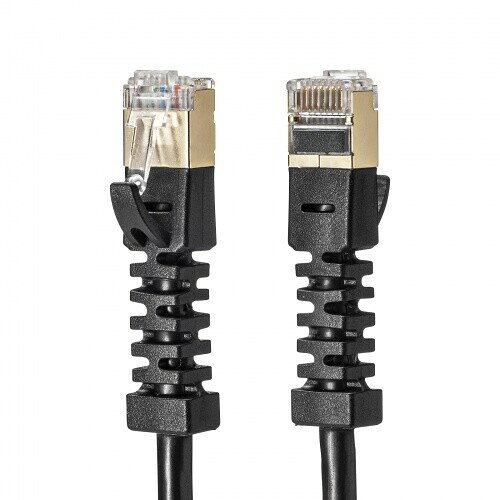 サンワサプライ 4方向固定CAT6A STP LANケーブル（ブラック・2m） KB-T6ASYL-02BK jism-14122460 Joshin web 家電とPCの大型専門店 サンプル画像2