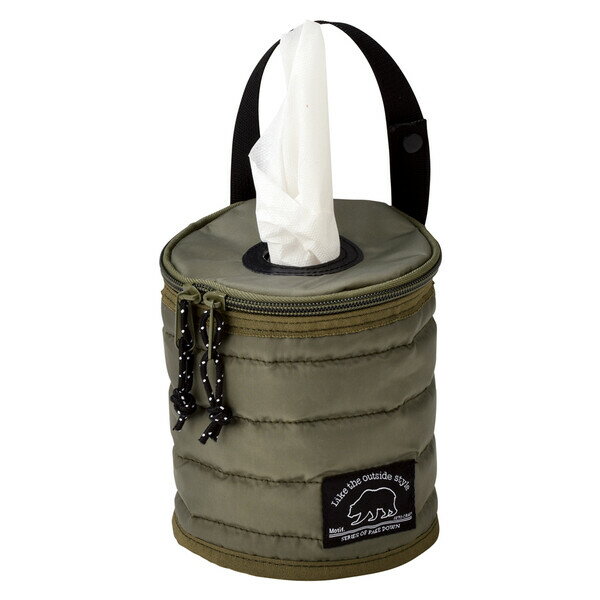 セトクラフト フェイクダウンロールティッシュケース グリーン 127-101858 EN FANCE [127101858]