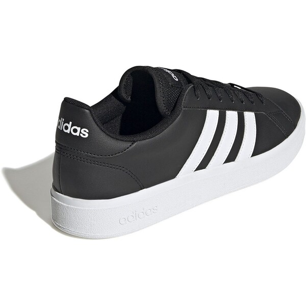アディダス メンズ スニーカー（コアブラック/フットウェアホワイト/コアブラック・サイズ：23.5cm） ADJ-GW9251-235 adidas グランドコート TD ライフスタイル コート カジュアル