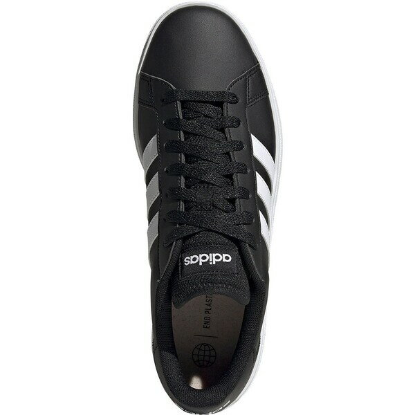 アディダス メンズ スニーカー（コアブラック/フットウェアホワイト/コアブラック・サイズ：23.5cm） ADJ-GW9251-235 adidas グランドコート TD ライフスタイル コート カジュアル