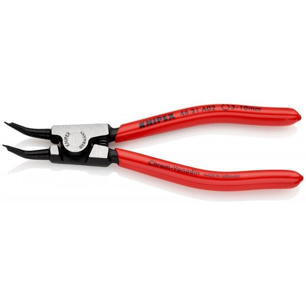 クニペックス 軸用リングプライヤー45度　3-10mm 46 31 A02 KNIPEX