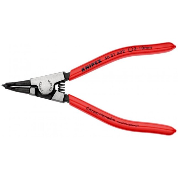 クニペックス 軸用リングプライヤー45度　3-10mm 46 31 A02 KNIPEX