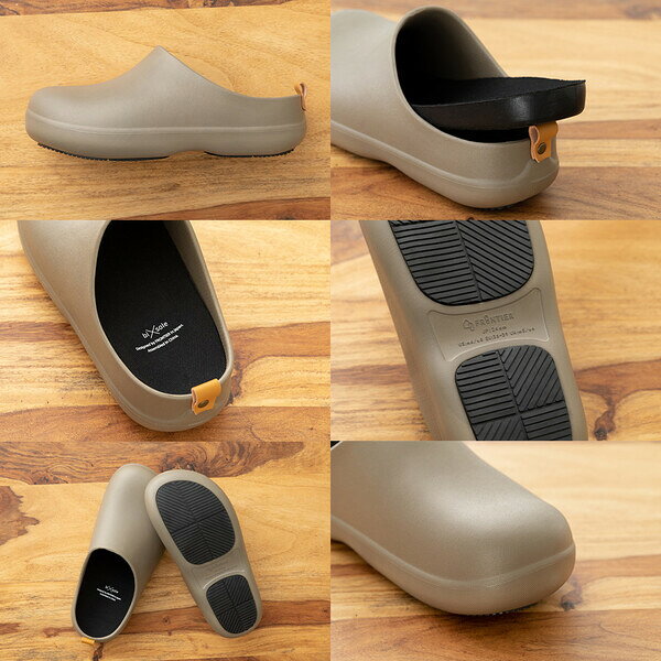 Joshin web 家電とPCの大型専門店のフロンティア クロッグサンダル（サンドベージュ・サイズ：26.0-26.5cm） FR0204-SBE-26.0 FRONTIER　bi×sole(バイソール)｜アングル3