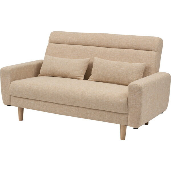 東谷 ノルム 二人掛けソファー(ベージュ) GS-100BE 【メーカー直送品】 [GS100BE] [3]