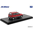 ハイストーリー 1/43 DAIHATSU MIRA Turbo TR-XX (1985) ツートーン レッド/ブラック【HS423RE】 ミニカー 2