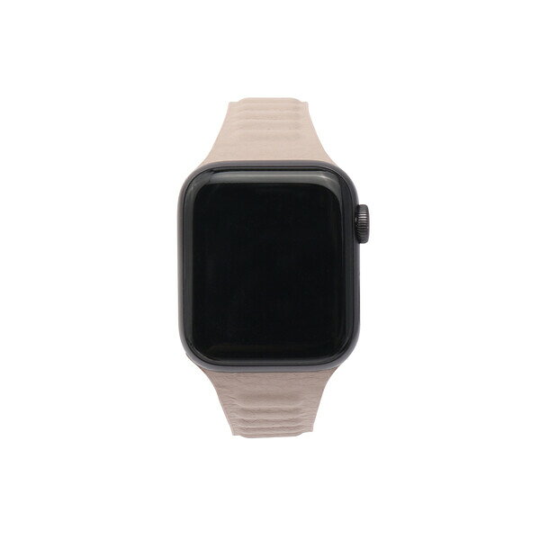Joshin web 家電とPCの大型専門店のウェアプラネット Apple Watch Ultra / SE / Series 8 / 7 / 6 / 5 / 4 / 3 / 2 / 1 [ 49mm 45mm 44mm 42mm ] Slim Line マグネットリンクバンド（クリームトープ） WEARPLANET WP23189AWCR｜アングル2