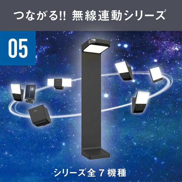 ムサシ LEDセンサーライト（1W×1灯） W-640 musahi RITEX [W640ムサシ]