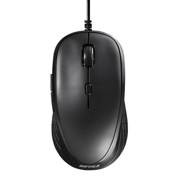 バッファロー 有線BlueLEDマウス 5ボタン（ブラック） BSMBU310BK