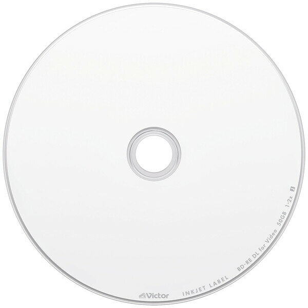 Victor 2��®�б�BD-RE DL 20��ѥå� 50GB �ۥ磻�ȥץ�󥿥֥� VBE260NP20J6 �ӥ�����