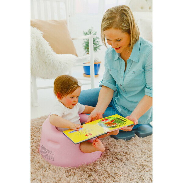 BUMBOベビーソファサクラピンク Bumbo(バンボ) 床置き専用　バンボ　ベビーソファ　腰ベルト入り(サクラピンク) T-REX(ティーレックス)　軽量 簡単に抜け出せない やさしく包む バンボカーブ　国内正規品 [7748730]