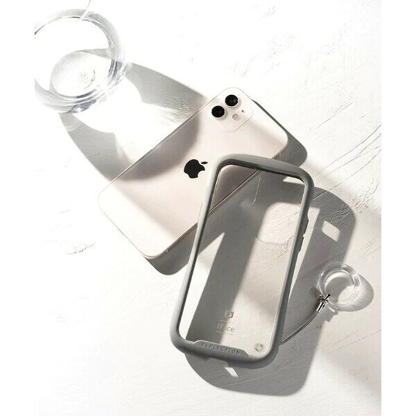 Hamee iPhone 11用 IFACE REFLECTION 強化ガラス クリアケース（グレー） 41-907368