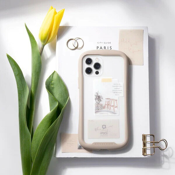 Hamee iPhone 14 Plus（6.7インチ）用 ハイブリッドケース IFACE REFLECTION （ベ...