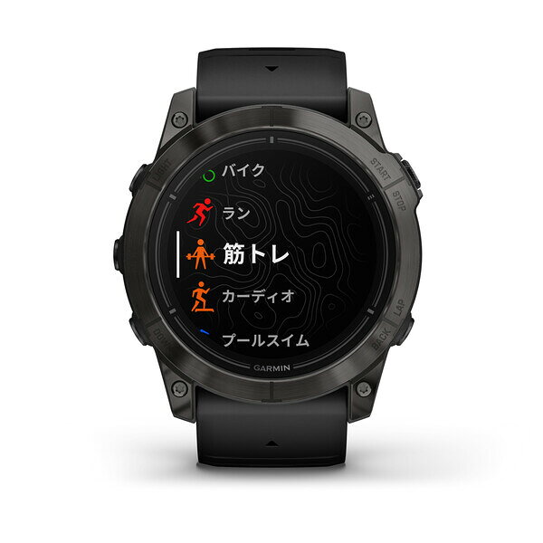 ガーミン epix Pro（Gen2） 51mm Sapphire Ti Carbon Gray DLC/Black　【Suica対応】スマートウォッチ 010-02804-51 [0100280451]【返品種別A】 商品画像2