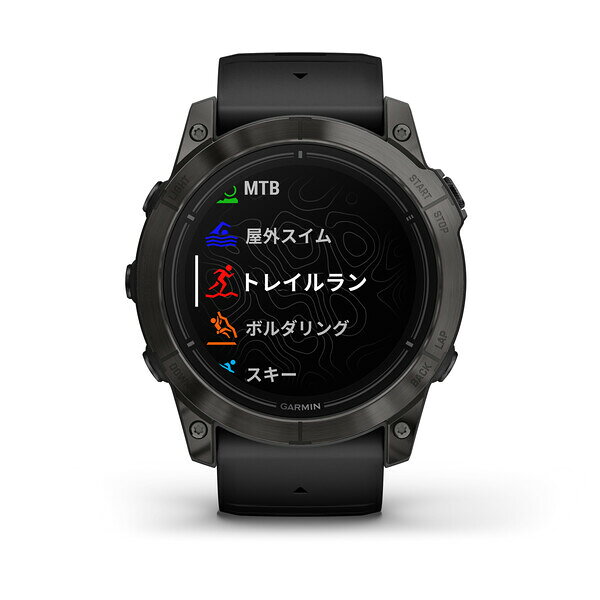 ガーミン epix Pro（Gen2） 51mm Sapphire Ti Carbon Gray DLC/Black　【Suica対応】スマートウォッチ 010-02804-51 [0100280451]【返品種別A】 商品画像3