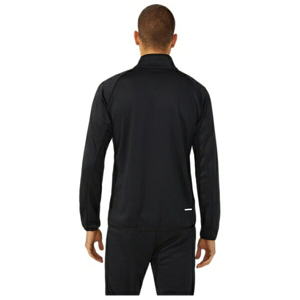 アシックス メンズ トレーニングジャケット（パフォーマンスブラック・サイズ：L） 2031D909-001-L TEAM　HEX　KNIT　JKT　RE