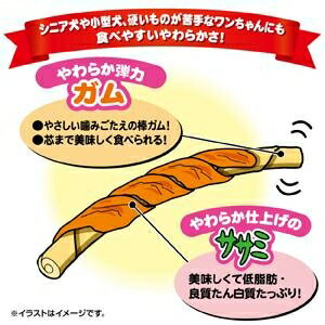 犬用おやつ 7歳からのやわらか ササミ巻き ガム 8本 ペティオ 7サイカラノヤワラカササミマキガム8P