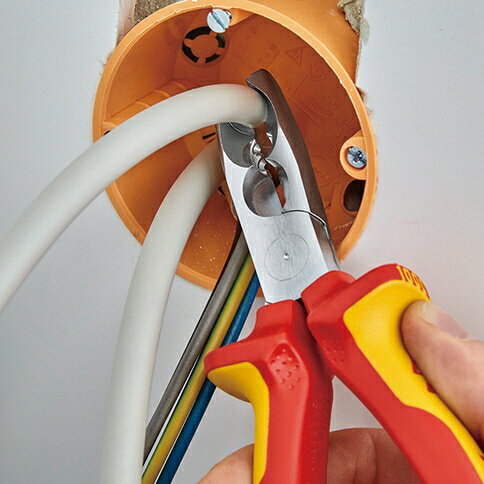 クニペックス 絶縁マルチストリッピングプライヤー 165mm (台紙付き) 13 46 165 SB KNIPEX