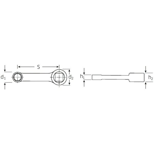 STAHLWILLE (3/8”SQ) トルクレンチアダプター 1/2インチ (02470032) 447A-1/2 スタ...