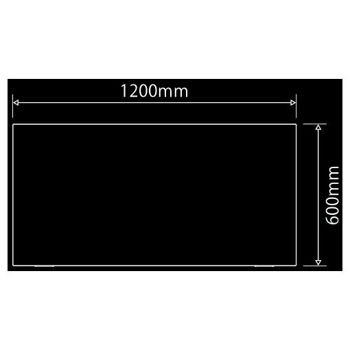 バウヒュッテ SAゲーミングデスク (幅120cm×奥行60cm) ブラック【天板のみ・脚部別売り】 BHD-1200SAT-BK [BHD1200SATBK] [3]