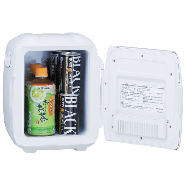 ツインバード 5.5L コンパクト電子保冷保温ボックス(ホワイト) HR-EB06W TWINBIRD ...