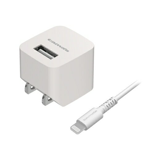 多摩電子 Lightning コンセントチャージャーセット1A 1m tama's TA51UL10W 2