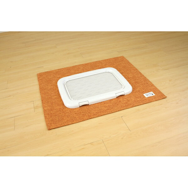 サンベルム トイレの下に敷くマットL　オレンジ PT5016(サンベルム) [PT5016サンベルム] 3