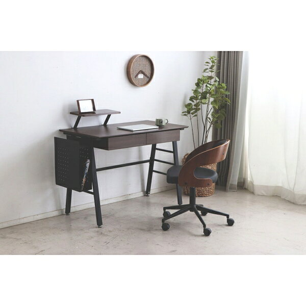 東馬 デスク(幅100cm・ブラウン) 54670480 リッシュ [54670480TOHMA] [2]