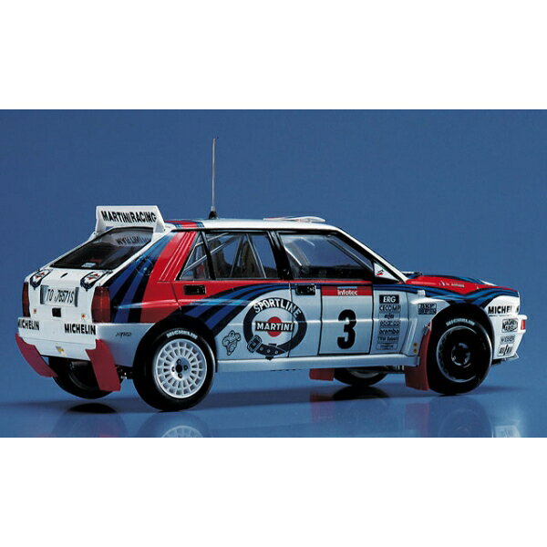 Joshin web 家電とPCの大型専門店のハセガワ 【再生産】1/24 ランチア スーパーデルタ 1992 WRC メイクスチャンピオン【CR15】 プラモデル｜アングル2