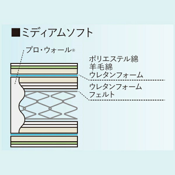 フランスベッド マットレス(ホワイト・サイズ:D ソフト) LT-5500α-ミデイアムソフトD FRANCEBED LT-5500α [LT5500アルフアMSD] [2]