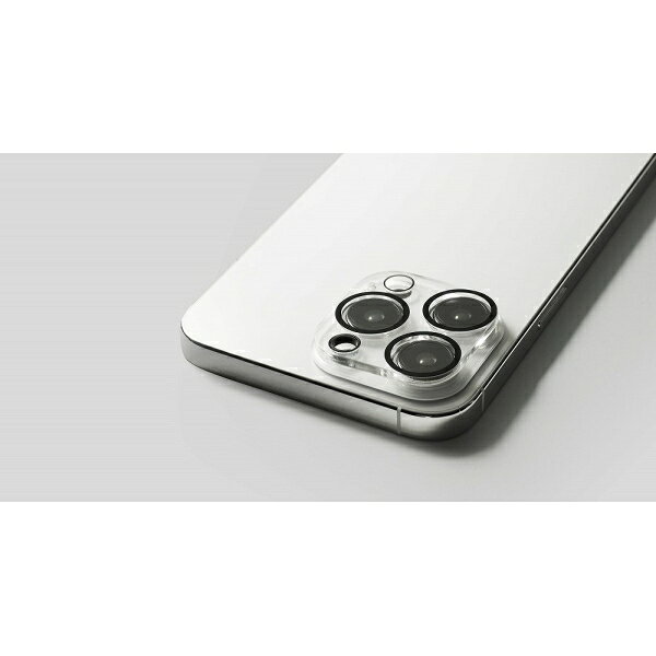 ディーフ iPhone 15 Pro/15 Pro Max用 カメラレンズカバー CLEAR CAMERA LENS COVER（クリア） DG-IP23PGAC3CR