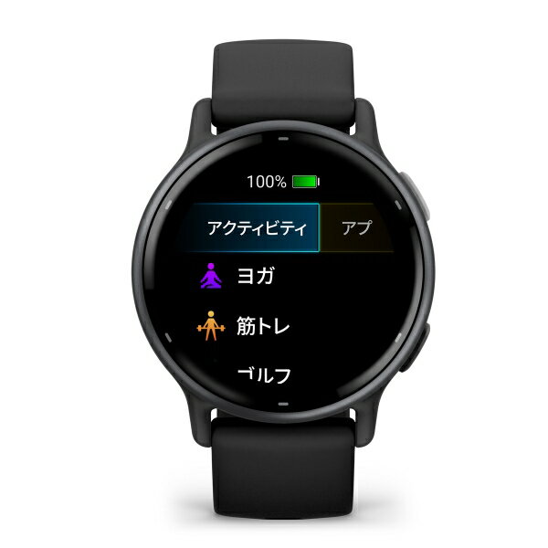 ガーミン vivoactive 5 Black / Slate　【Suica対応】スマートウォッチ 010-02862-40 [0100286240]【返品種別A】 - Image 2