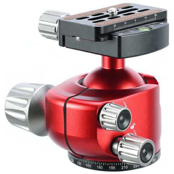 レオフォト 自由雲台LHシリーズ「LH-47（レッド）」 LH-47(RD) Leofoto