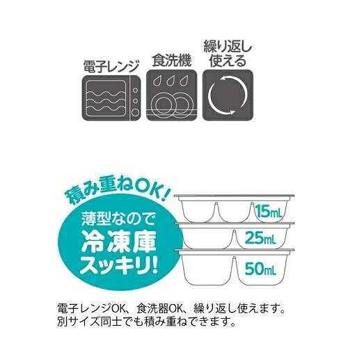 ベビー用品 離乳食保存容器 わけわけフリージング ブロックトレーR 25 リッチェル ワケワケフリ-ジングトレ-R25 3