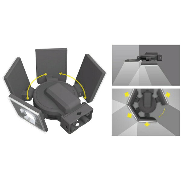 ムサシ スライド型LEDソーラーセンサーライト S-400L musashi [S400L]