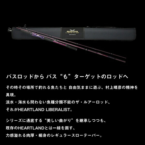 Joshin web 家電とPCの大型専門店のダイワ 22 ハートランド リベラリスト 733MLRSS-24 7.6ft 3ピース スピニング 22 ハートランド リベラリスト 733MLRSS-24｜アングル3