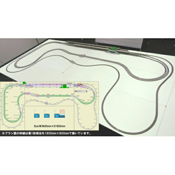 Joshin web 家電とPCの大型専門店の［鉄道模型］カトー (Nゲージ) 20-913 ユニトラックアソートセット 都市とローカルを結ぶ長旅プラン｜アングル3