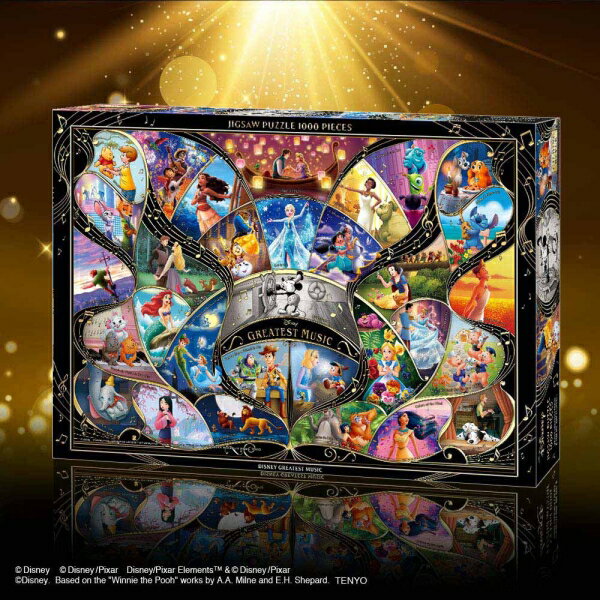 テンヨー ギルディングスタイル DISNEY GREATEST MUSIC 1000ピース【D-1000-872】 ...