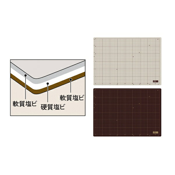 オルファ カッターマット A3【135B】 OLFA マットサイズ320×450×2mm OLFA 3