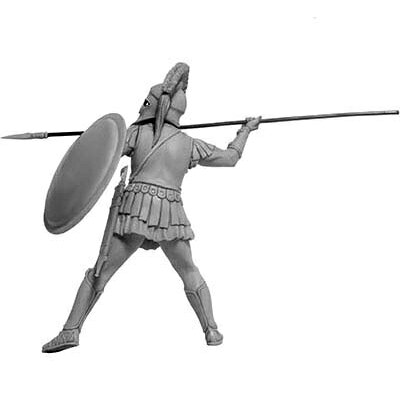 Joshin web 家電とPCの大型専門店のマスターボックス 1/32 ギリシャ重装歩兵・BC500ペルシア戦争Vol.2・備えの姿勢【MB32012】 未塗装組立フィギュア｜アングル3